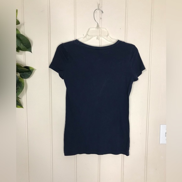 Hollister Navy Blue Round Neck Blouse Huntington California Medium 8- 10
Stretch - Picture 15 of 16